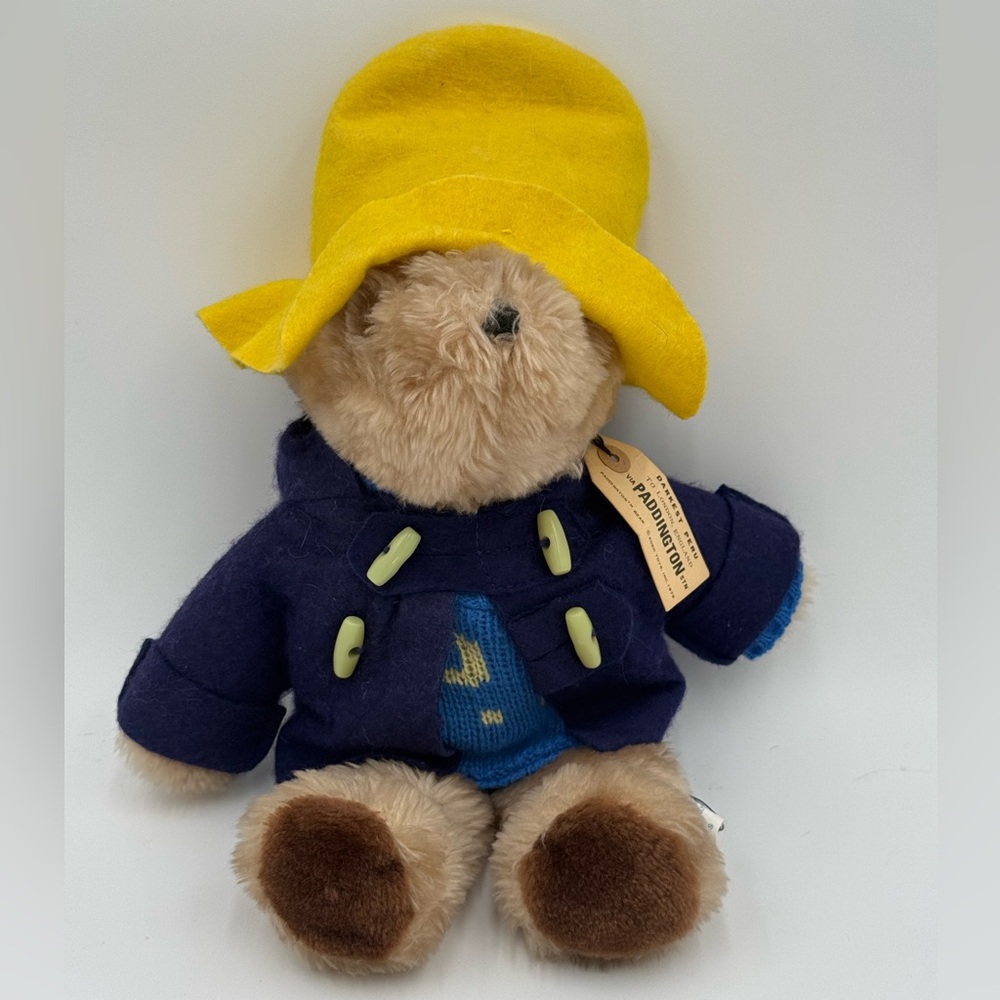 Vintage Paddington Bear Plush Eden Toys Inc 1975 1981 Darkest Peru To London 13”